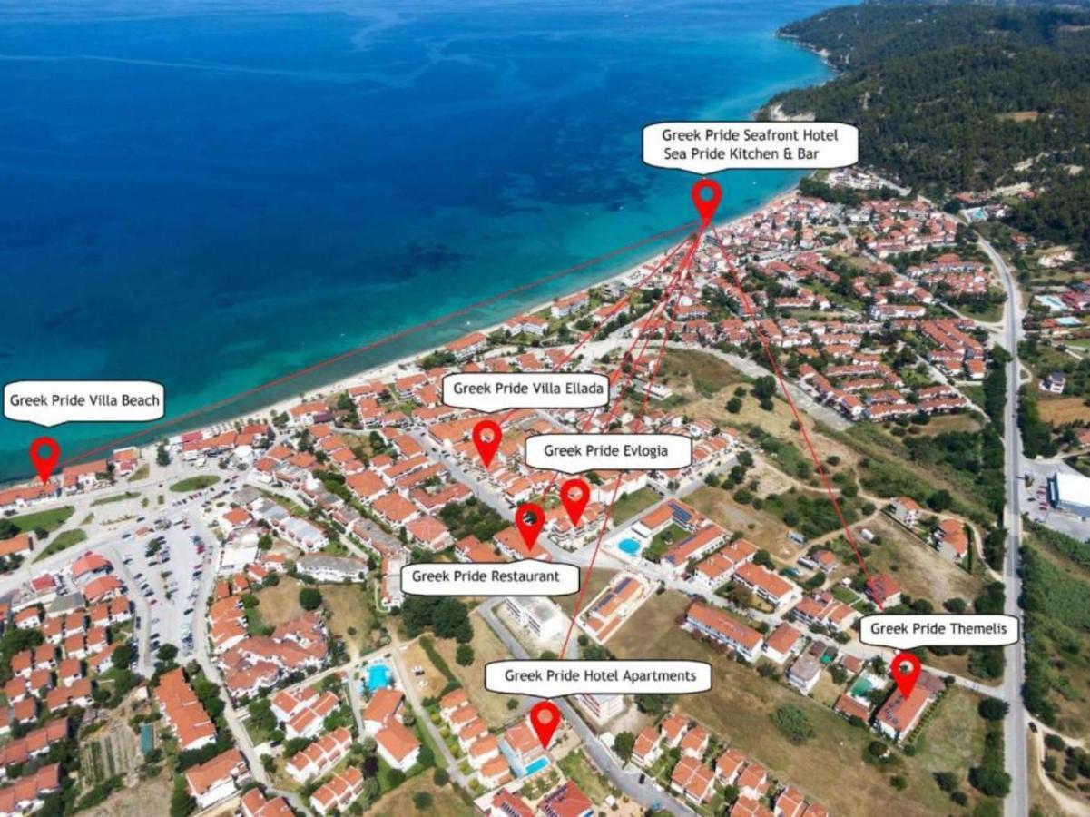 Halkidiki Greek Pride Villa Ellada フォルカ エクステリア 写真